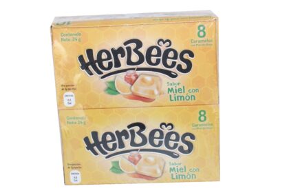 CARAMELO HERBEES MIEL CON LIMON CARTERA CON 8 PZ - NatuZem