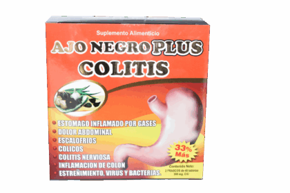 ajo negro plus colitis 40 tabletas 350 mg