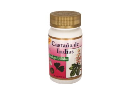 CAP CASTAÑO DE INDIAS C/GINKGO BILOBA Y AJO C/50 AZTECA - NatuZem