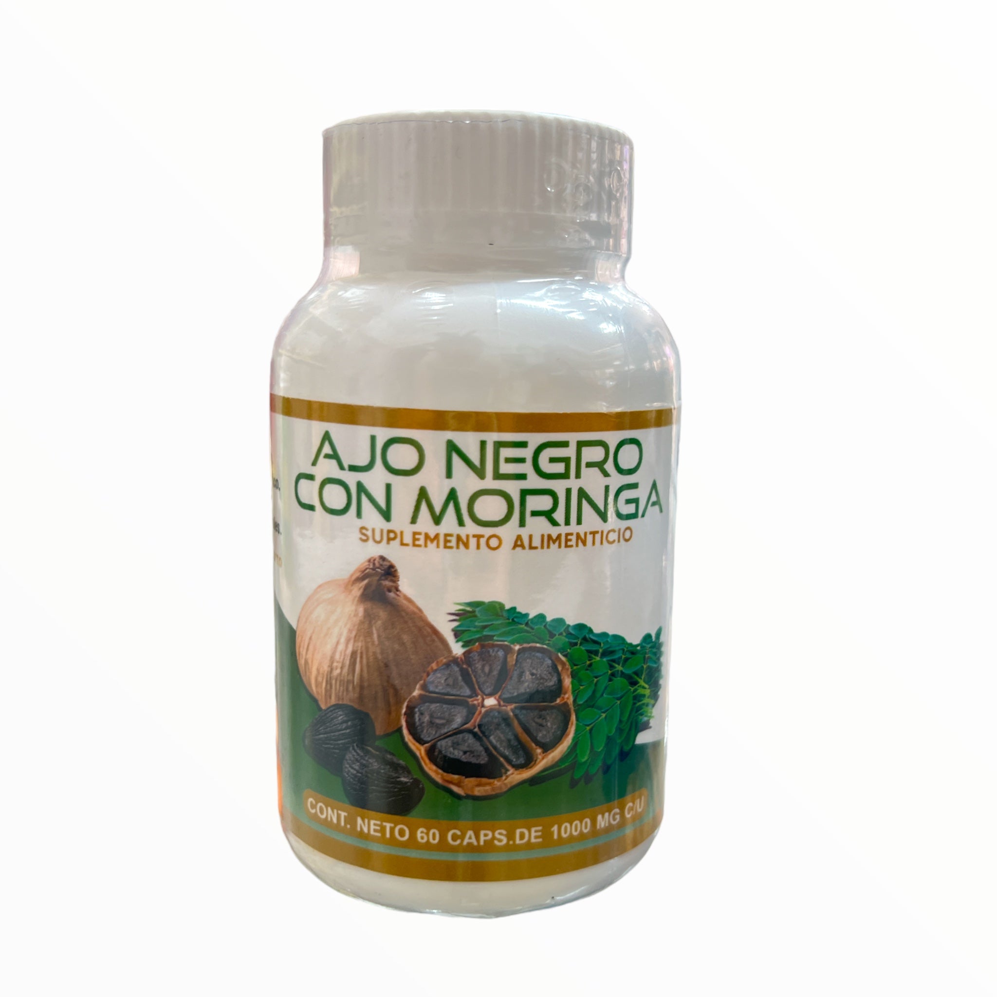Ajo Negro con Moringa 60 cápsulas Natuzem