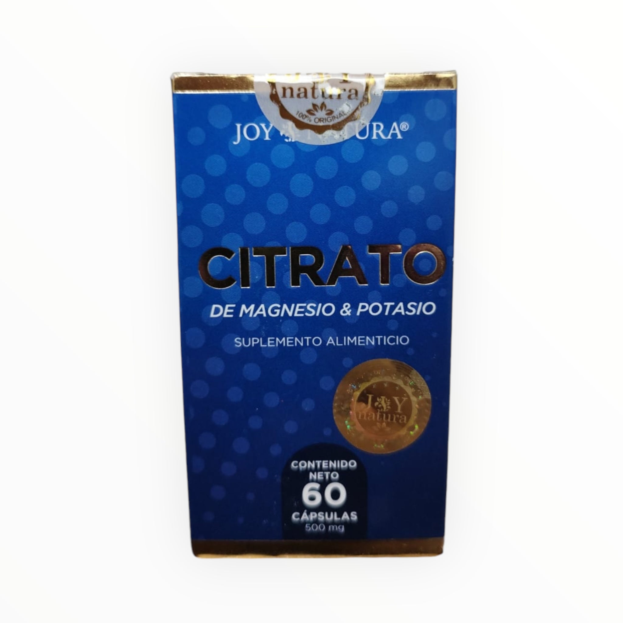 Citrato de magnesio, potasio 60 cápsulas Joy Natura