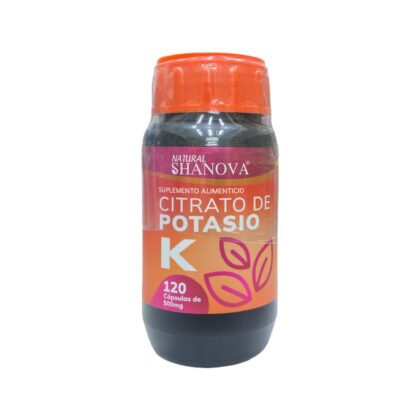 Citrato de Potasio K 120 cápsulas Shanova