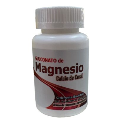 Gluconato de Magnesio Calcio de Coral 90 tabletas