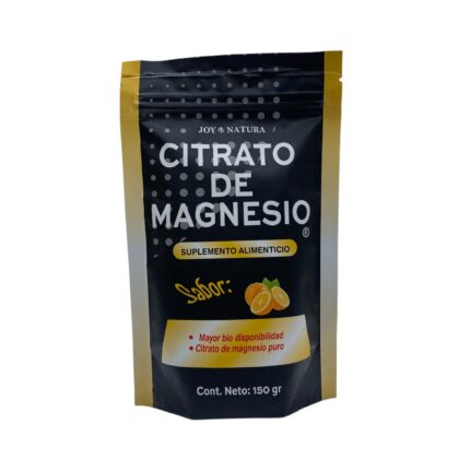 POLVO CITRATO DE MAGNESIO SABOR NARANJA C/ 150 GR JOY NATURA