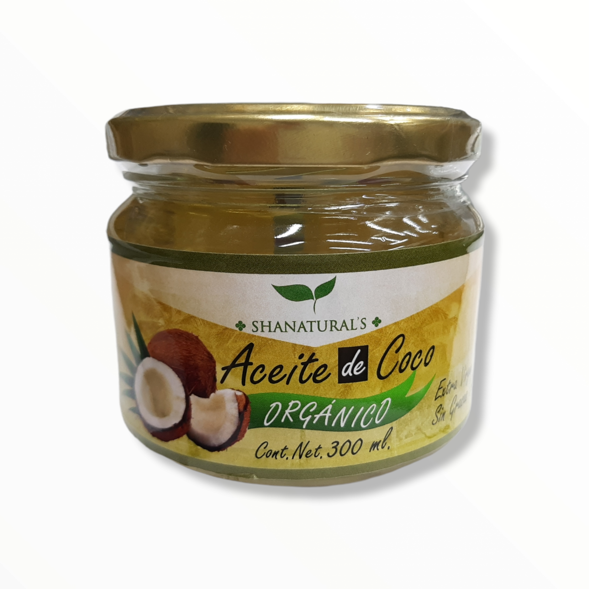 Aceite de Coco Extravirgen 300 ml Shanatural's