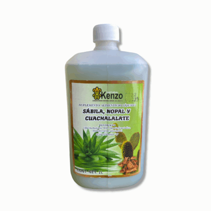 Bebida de Sábila, Nopal y Cuachalalate 1 litro Kenzo