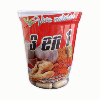 CAP 3 EN 1 C/150 VIVE NATURAL(ELIMINADO)