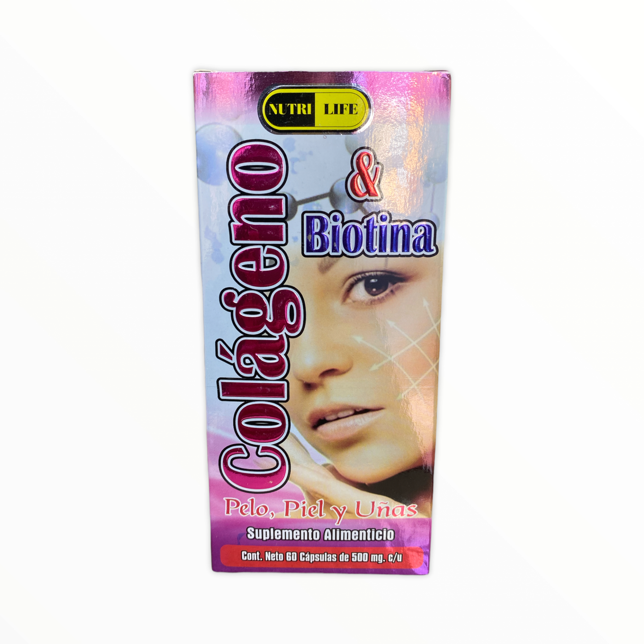 CAP COLAGENO Y BIOTINA C/60 NUTRI LIFE(ELIMINADO)