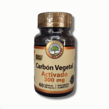 CAP CARBON VEGETAL ACTIVADO C/60 NATURELAB LIVE GREEN(ELIMINADO)