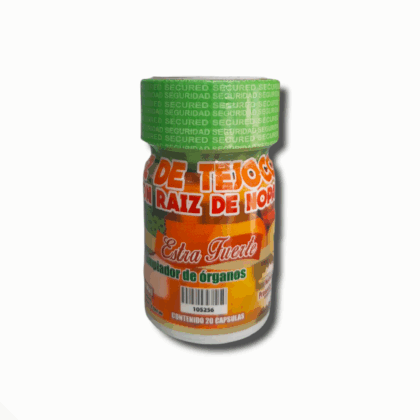 raíz de tejocote con raíz de nopal extra fuerte 20 cápsulas