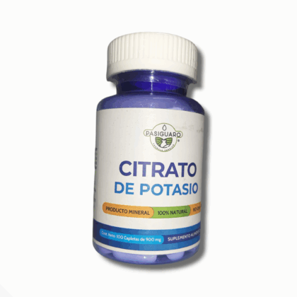 Citrato de Potasio 100 capletas Pasiguaro