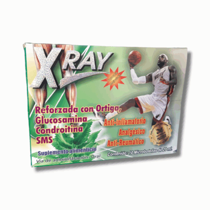 AMP X RAY REFORZADO CON ORTIGA, GLUCOSAMINA, CONCROITINA C/10 PACIFICO.