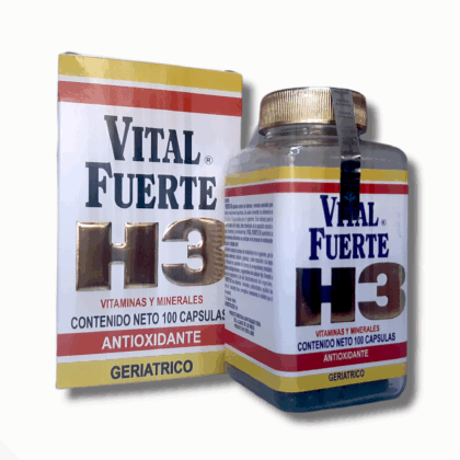 vital fuerte h3 100 cápsulas farmamedica