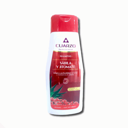SHAMPOO SABILA Y JITOMATE 500 ML CUARZO
