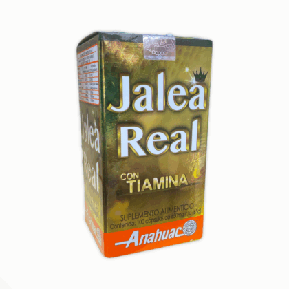 Jalea Real con Tiamina 100 cápsulas Anahuac
