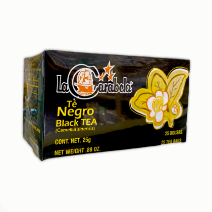 TE NEGRO C/ 25 BOLSAS LA CARABELA