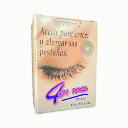 Aceite para crecer pestañas 4 en uno 15 ml Prosa