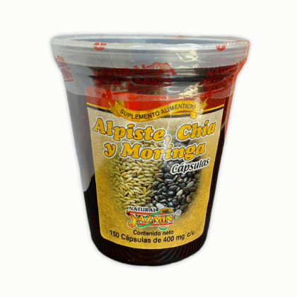 Alpiste, Chía y Moringa 150 Yazmin cápsulas