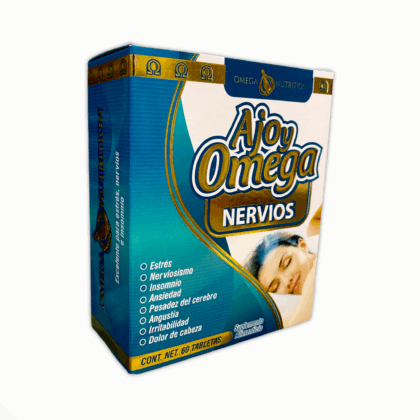 Ajo y Omega Nervios 60 tabletas Omega Nutrition