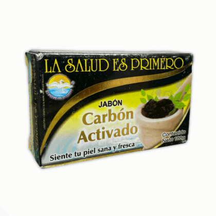 Jabón Carbón Activado 120 g La Salud Es Primero