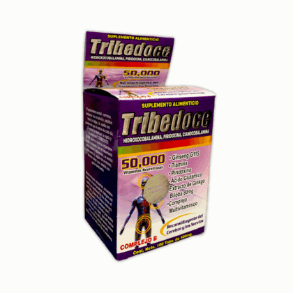 TAB TRIBEDOCE 50,000 MORADA C/100 LA FUERZA DE LA SALUD