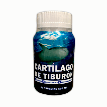cartílago de tiburón 30 tabletas 500 mg evolucióin natural