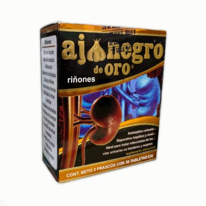 ajo negro de oro riñones 60 tabletas omega nutrition