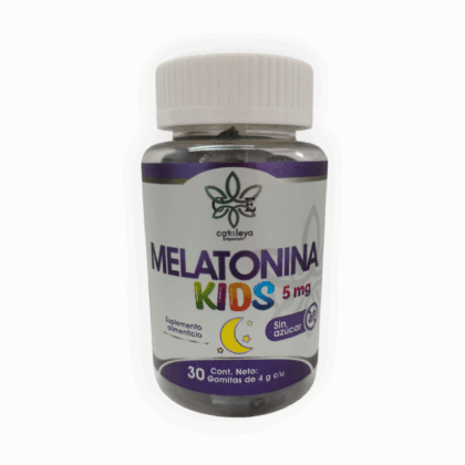Gomitas de melatonina Kids 5 mg Sin azúcar 30 piezas Cataleya