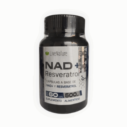 NAD + Resveratrol 60 cápsulas Live Nature