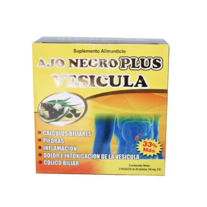 TAB 2X1 AJO NEGRO PLUS VESICULA C/40 ALL NATURAL (ELIMINADO)