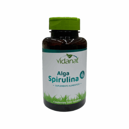 Alga Espirulina 200 tabletas Vidanat