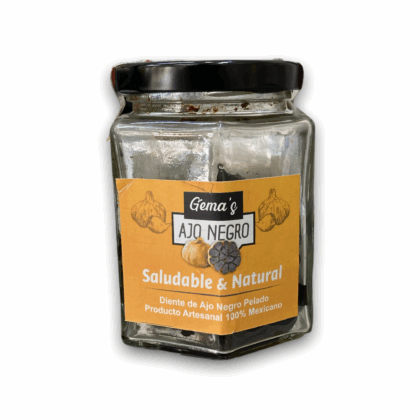 DIENTE DE AJO NEGRO  C/ 170 GRS PRODUCTO ARTESANAL GEMAS