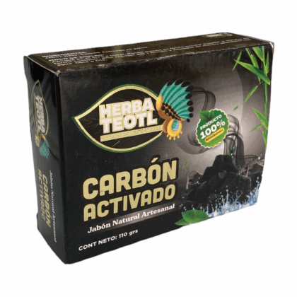 JABON CARBON ACTIVADO C/110 GRS HERBA TEOTL