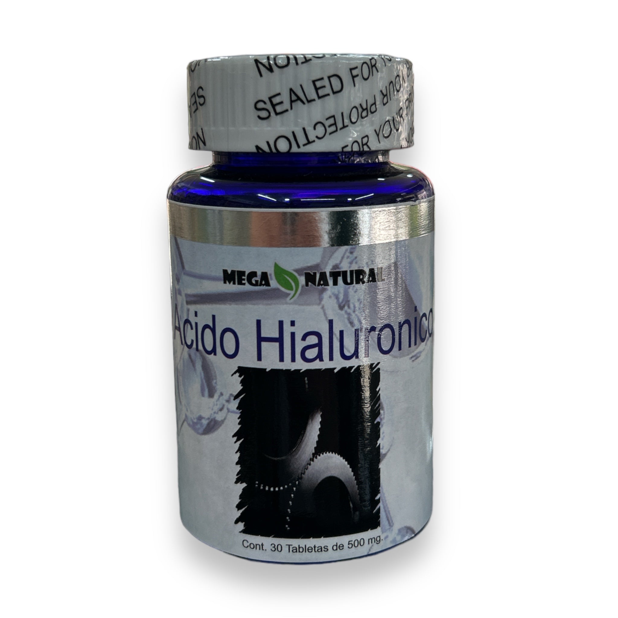 Ácido Hialurónico 30 tabletas Mega Natural