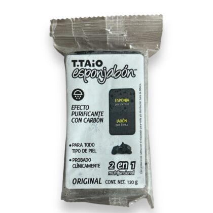Jabón Esponjabón Exfoliante Carbón 120 g T.Taio