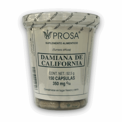 Damiana de California 150 cápsulas Prosa