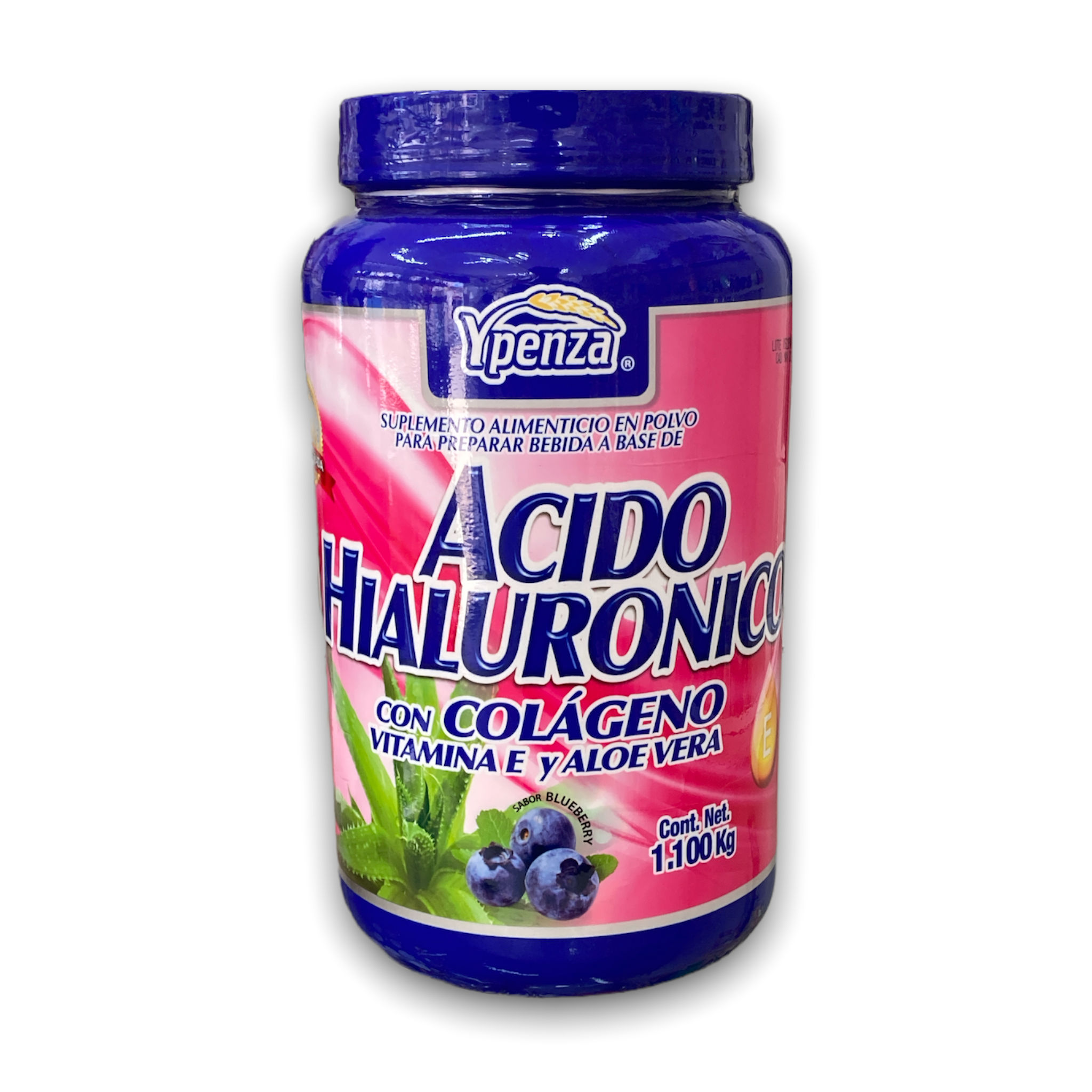 Polvo Ácido Hialurónico con Colágeno 1.1 kg Ypenza