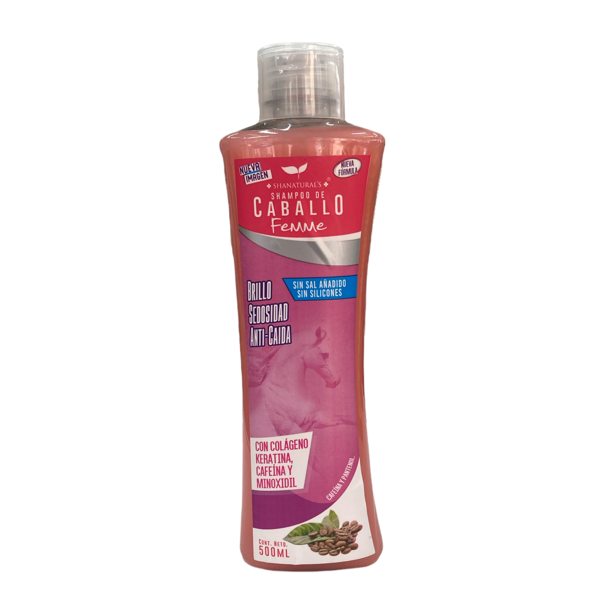 SHAMPOO CABALLO ROSA FEMME C/500 ML SHANATURAL'S