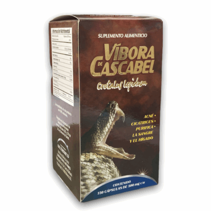 Víbora de Cascabel 150 cápsulas Nutrimed