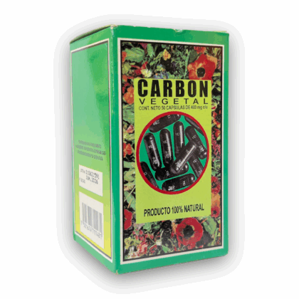 Carbón Vegetal 50 cápsulas Azteca