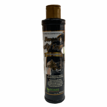 SHAMPOO DE AJO NEGRO C/BERGAMOTA  C/630 ML ROMIS(ELIMINADO)