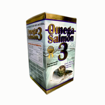 omega salmón 3 suplemento alimenticio 60 cápsulas 1000 mg