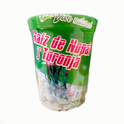 raíz de nopal y toronja 150 cápsulas vive natural