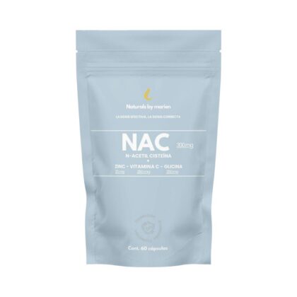 NAC N-Acetil Cisteína + Zinc, Vitamina C y Glicina 60 cápsulas